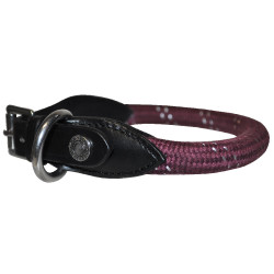 Hondenhalsband Touw Canter Zwart / bordeaux