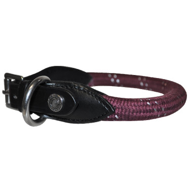 Hondenhalsband Touw Canter Zwart / bordeaux
