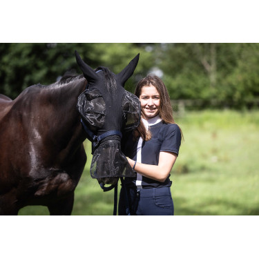 Lami-Cell Flexifit 3-in-1 vliegenmasker Zwart