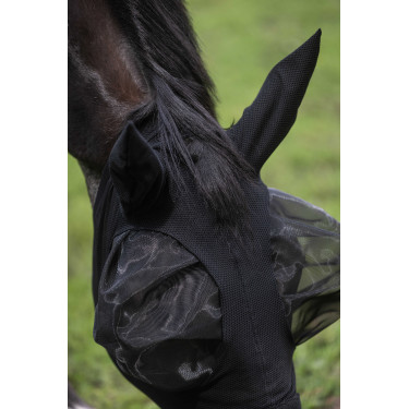 Masque anti-mouches Lami-Cell Flexifit 3 en 1 Noir