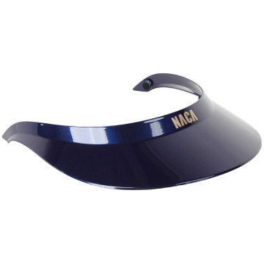 Extra grote Naca Glanzend zonneklep Zwart