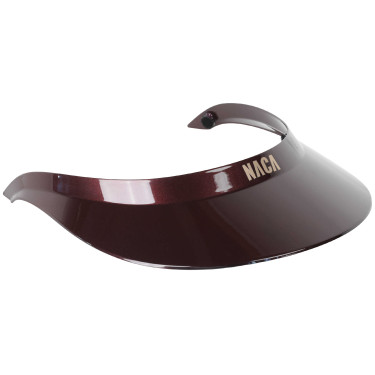 Visière Extra Large Naca Brillant Noir