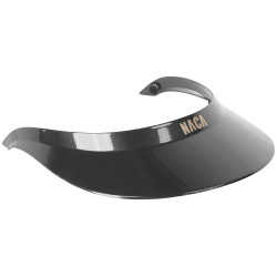 Visière Extra Large Naca Brillant Noir