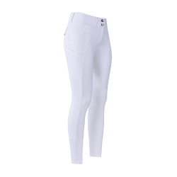 Pantalon d'équitation Imperial Riding Bliss FullGrip femme Blanc