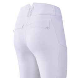 Pantalon d'équitation Imperial Riding Bliss FullGrip femme Blanc