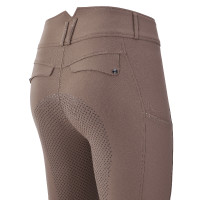 Rijbroek Imperial Riding Bliss FullGrip dames Stro Bruin