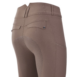 Rijbroek Imperial Riding Bliss FullGrip dames Stro Bruin