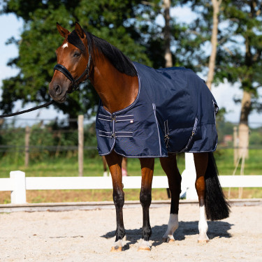 Imperial Riding Basic paddockdeken zonder halsdeken 200 g Marine Marineblauw Imperial Riding Basic paddockdeken zonder halsdeken 200 g Marine Marineblauw