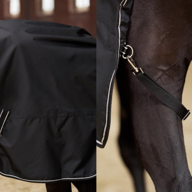 Couverture de paddock Imperial Riding Basic sans couvre-cou 300gr Noir