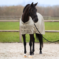 Couverture anti-mouches couvre-cou amovible Imperial Riding Reese Olive clair Couverture anti-mouches couvre-cou amovible Imperial Riding Reese Olive clair