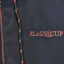 Damesjack Poka Flags & Cup Marineblauw Damesjack Poka Flags & Cup Marineblauw