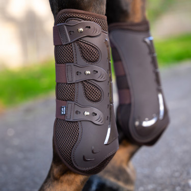 Dressuurschoenen Pro mesh Imperial Riding Chocolade Bruin