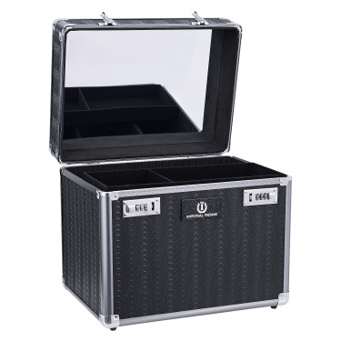Box de pansage Imperial Riding Shiny Gris / noir