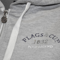 Sweat femme Ona Flags & Cup Gris chiné Sweat femme Ona Flags & Cup Gris chiné
