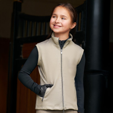 Gilet Imperial Riding Charlie enfant Olive clair Vert