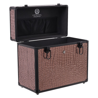 Box de pansage Imperial Riding Basic Slim line Marron / marron croco