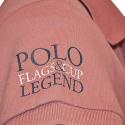 Polo femme Cordova Flags & Cup Vieux rose