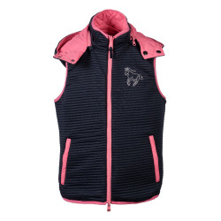 Omkeerbaar HKM Maui bodywarmer voor kinderen Fuchsia / marineblauw Roze Omkeerbaar HKM Maui bodywarmer voor kinderen Fuchsia / marineblauw Roze