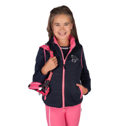 Omkeerbaar HKM Maui bodywarmer voor kinderen Fuchsia / marineblauw Roze Omkeerbaar HKM Maui bodywarmer voor kinderen Fuchsia / marineblauw Roze