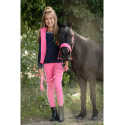 Veste sans manches HKM réversible Maui enfant Fuchsia / marine Rose