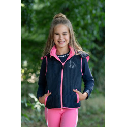 Omkeerbaar HKM Maui bodywarmer voor kinderen Fuchsia / marineblauw Roze Omkeerbaar HKM Maui bodywarmer voor kinderen Fuchsia / marineblauw Roze