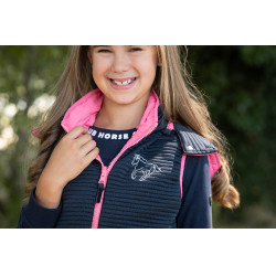 Omkeerbaar HKM Maui bodywarmer voor kinderen Fuchsia / marineblauw Roze Omkeerbaar HKM Maui bodywarmer voor kinderen Fuchsia / marineblauw Roze