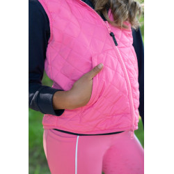 Omkeerbaar HKM Maui bodywarmer voor kinderen Fuchsia / marineblauw Roze Omkeerbaar HKM Maui bodywarmer voor kinderen Fuchsia / marineblauw Roze