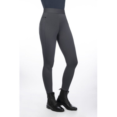Legging HKM Isabella fond intégral en silicone Gris Legging HKM Isabella fond intégral en silicone Gris