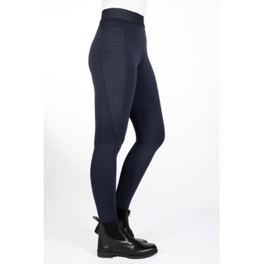 HKM Isabella legging met fullseat van siliconen Diepblauw HKM Isabella legging met fullseat van siliconen Diepblauw