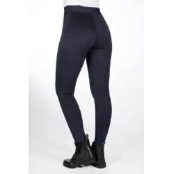 HKM Isabella legging met fullseat van siliconen Diepblauw HKM Isabella legging met fullseat van siliconen Diepblauw