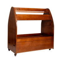 Zadelwagen met Lade Grooming Deluxe van Kentucky Hout Beige