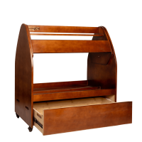 Zadelwagen met Lade Grooming Deluxe van Kentucky Hout Beige