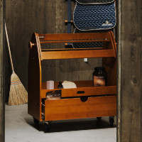 Zadelwagen met Lade Grooming Deluxe van Kentucky Hout Beige