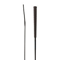 Cravache de dressage Velari Balance avec poignée en caoutchouc Noir Cravache de dressage Velari Balance avec poignée en caoutchouc Noir