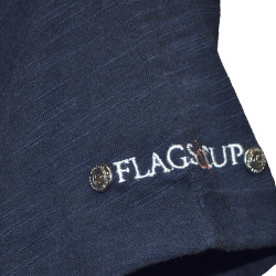 T-shirt femme Amaluza Flags & Cup Bleu marine T-shirt femme Amaluza Flags & Cup Bleu marine