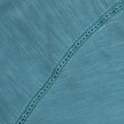 Dames T-shirt Amaluza Flags & Cup Bleekgroen