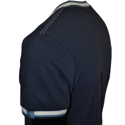 T-shirt homme Prado Flags & Cup Bleu marine