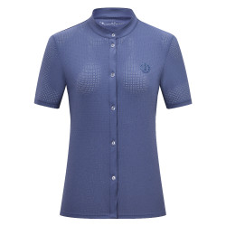 Damesoverhemd met korte mouwen Imperial Riding Merial Bluebell Blauw