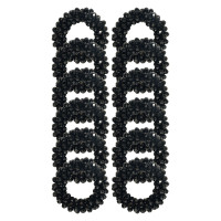 Élastique pour pions de crinière Imperial Riding par 12 Noir Élastique pour pions de crinière Imperial Riding par 12 Noir