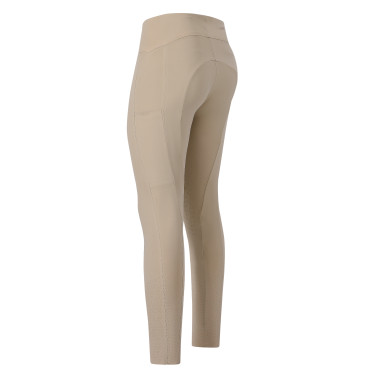Dames paardrijdlegging Euro-Star Empower kniest grip Beige