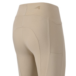 Dames paardrijdlegging Euro-Star Empower kniest grip Beige