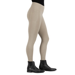 Dames paardrijdlegging Euro-Star Empower kniest grip Beige