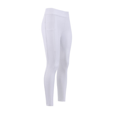 Legging d'équitation Imperial Riding Basic FullGrip femme Blanc