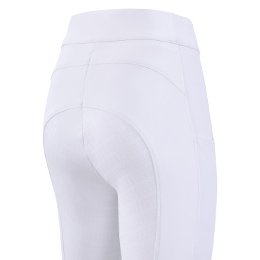 Legging d'équitation Imperial Riding Basic FullGrip femme Blanc