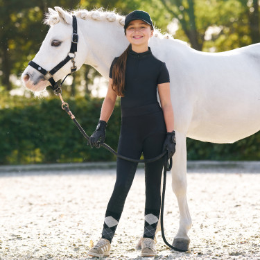 Imperial Riding Basic FullGrip Kids rijlegging Zwart