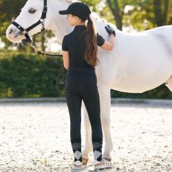 Imperial Riding Basic FullGrip Kids rijlegging Zwart
