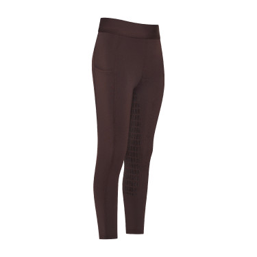 Legging d'équitation Imperial Riding Basic FullGrip Kids Chocolat Marron