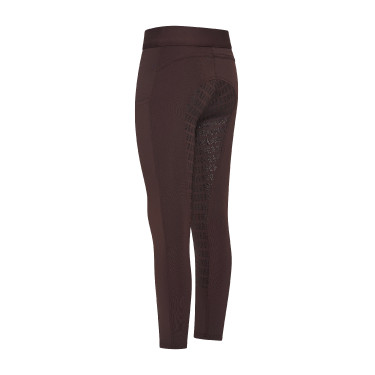Legging d'équitation Imperial Riding Basic FullGrip Kids Chocolat Marron