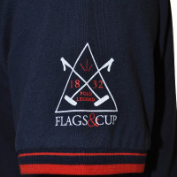 Polo enfant Oyon Flags & Cup Bleu marine Polo enfant Oyon Flags & Cup Bleu marine