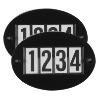 Numéro de compétition Imperial Riding Basic à épingle rapide par 2 Noir Numéro de compétition Imperial Riding Basic à épingle rapide par 2 Noir